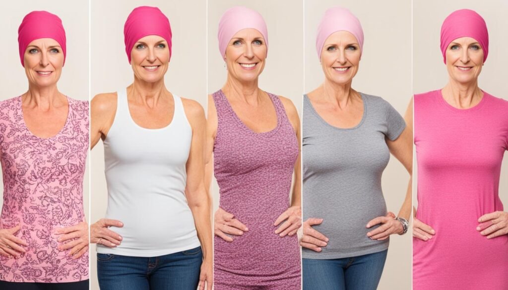 examples of breast cancer stages